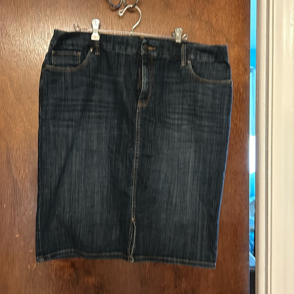Chico’s jean skirt